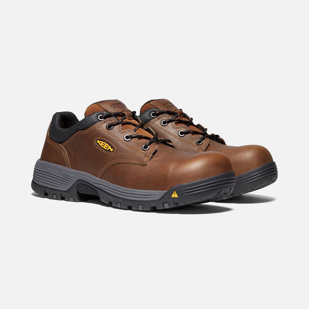 Chaussures de Travail Keen Homme Marron | Chicago Oxford (Carbon-Fiber Toe) | NCBKL-6028